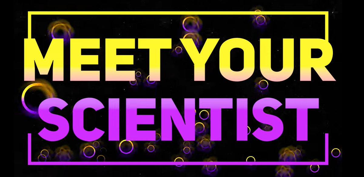 Заглавен кадър на видео поредицата „Meet Your Scientist“ на центъра Sano в Краков