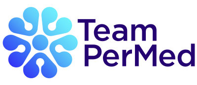 Логото на TeamPerMed — проектът за център за персонализирана медицина в Естония